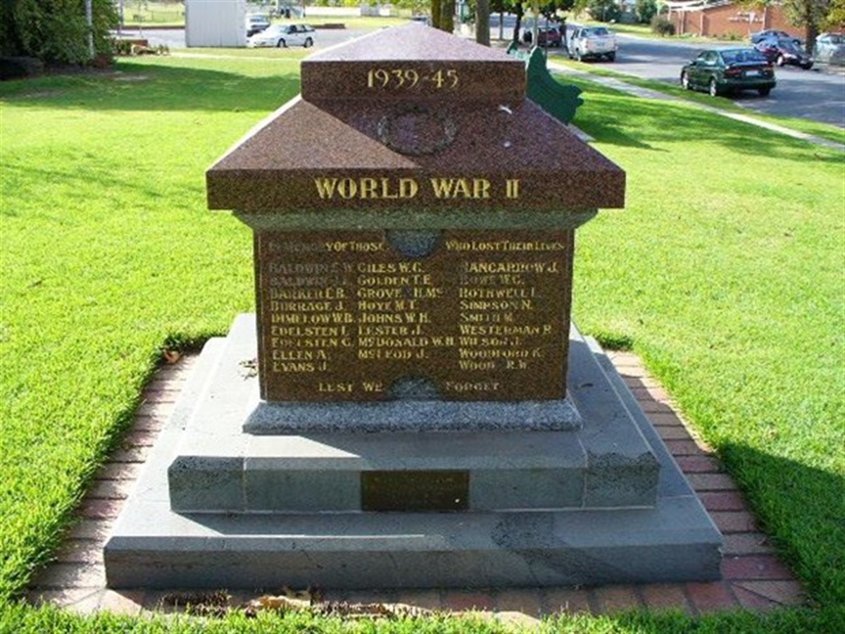 War Memorial - BL Johns Monument