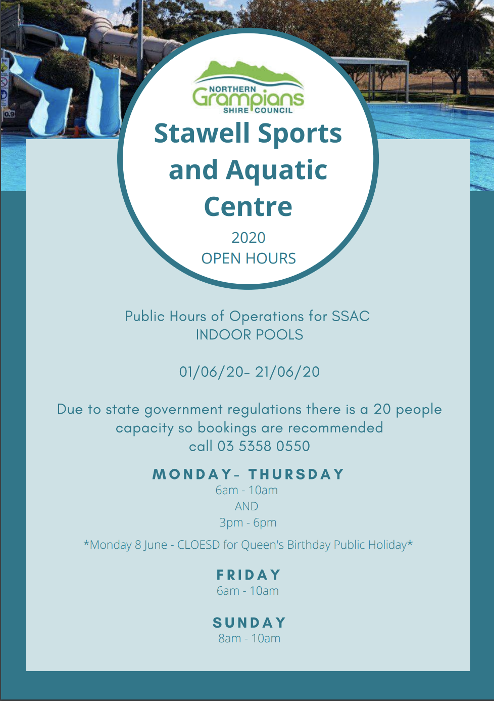 orange aquatic centre opening hours